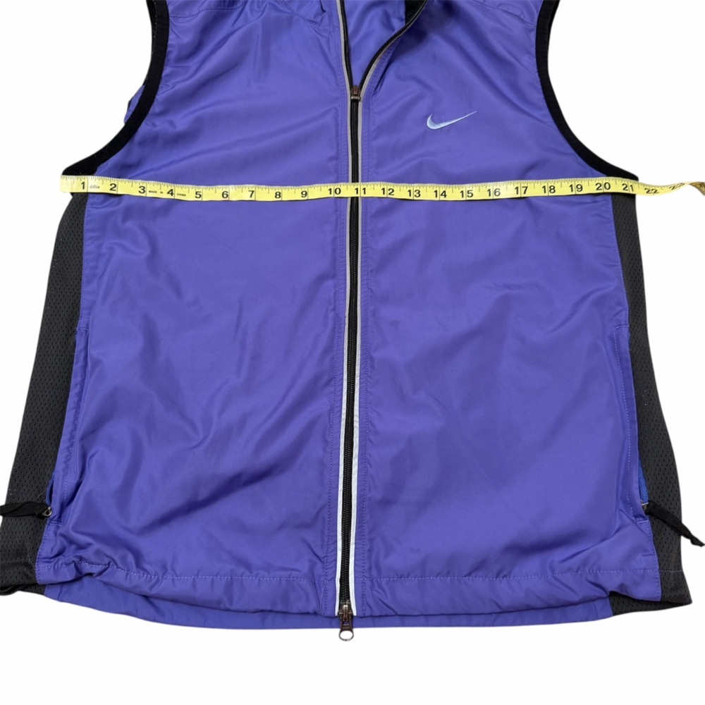 3/$20 Vintage 90’s Nike Windbreaker Vest Women’s XL Purple Sporty Activewear - Picture 8 of 9